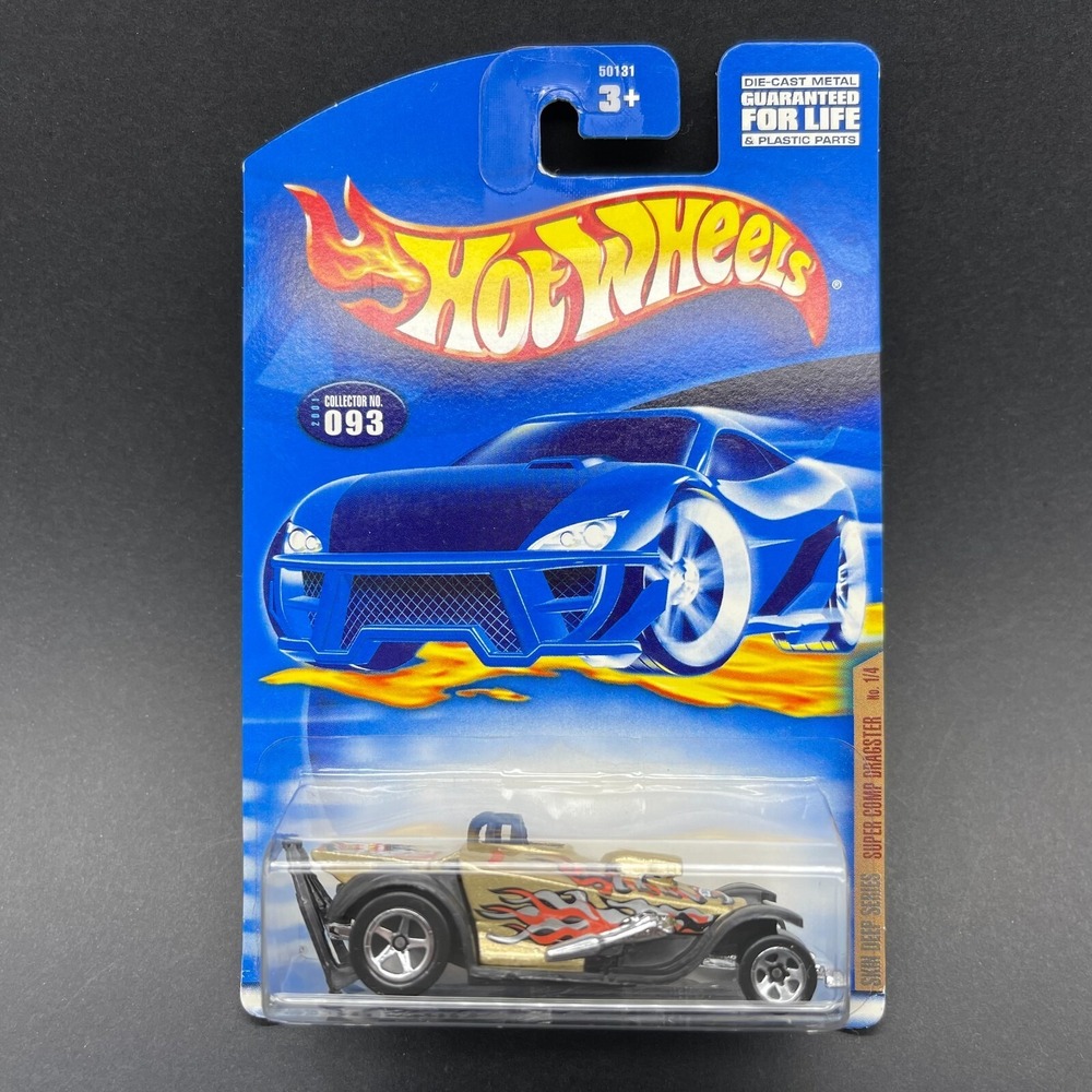 Hot Wheels Skin Deep Series Super Comp Dragster Drag Car Gold Diecast 1/64 #093